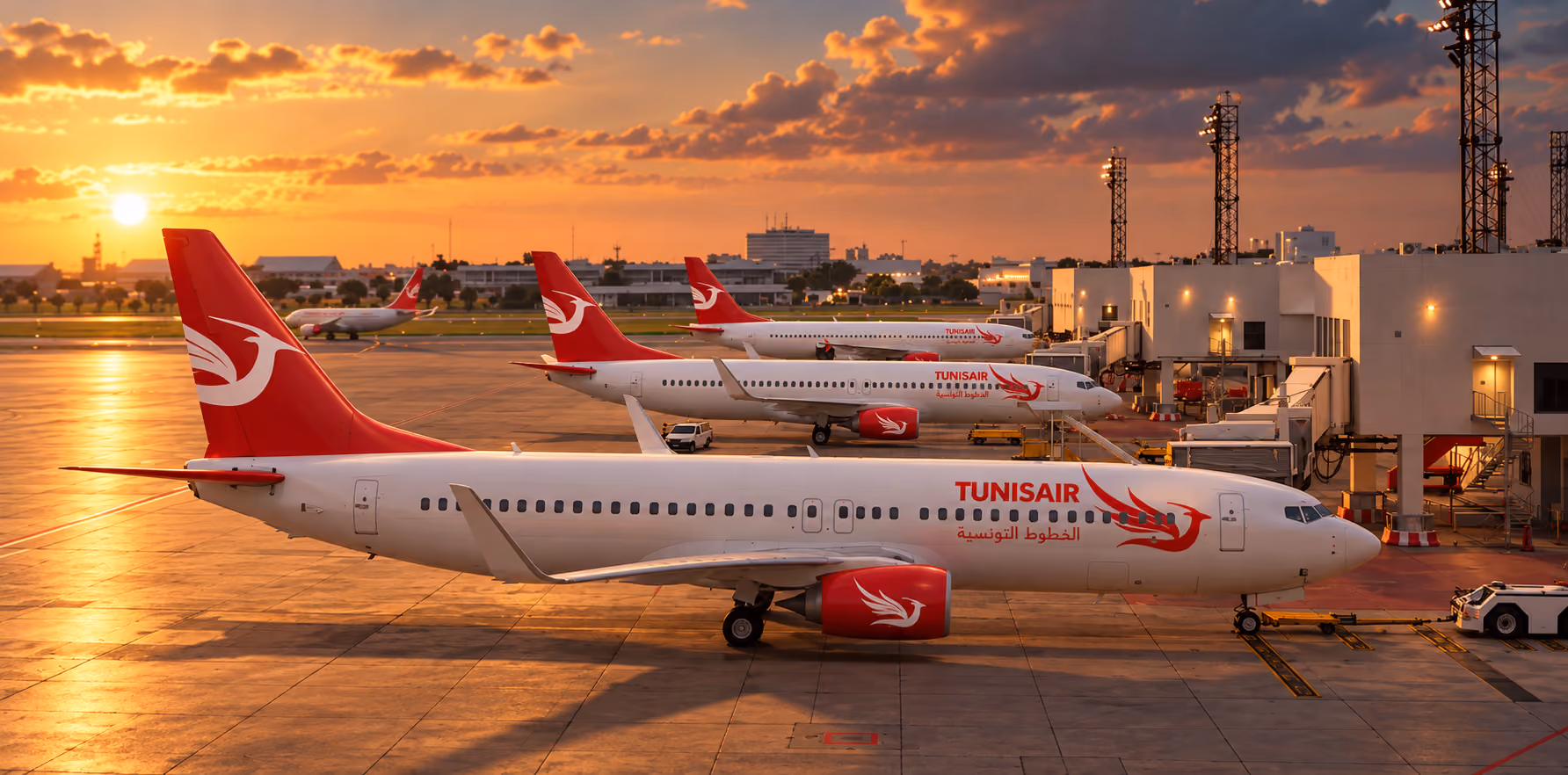 Visuel de présentation du projet de refonte Tunisair