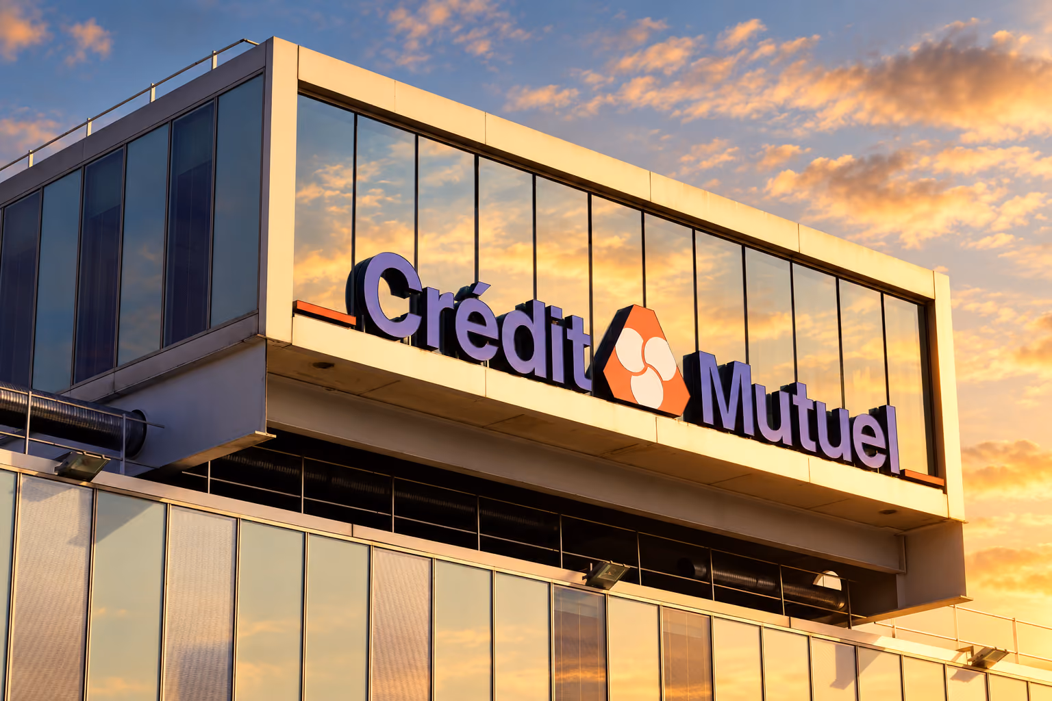Visuel de présentation des projets réalisés pour le Crédit Mutuel