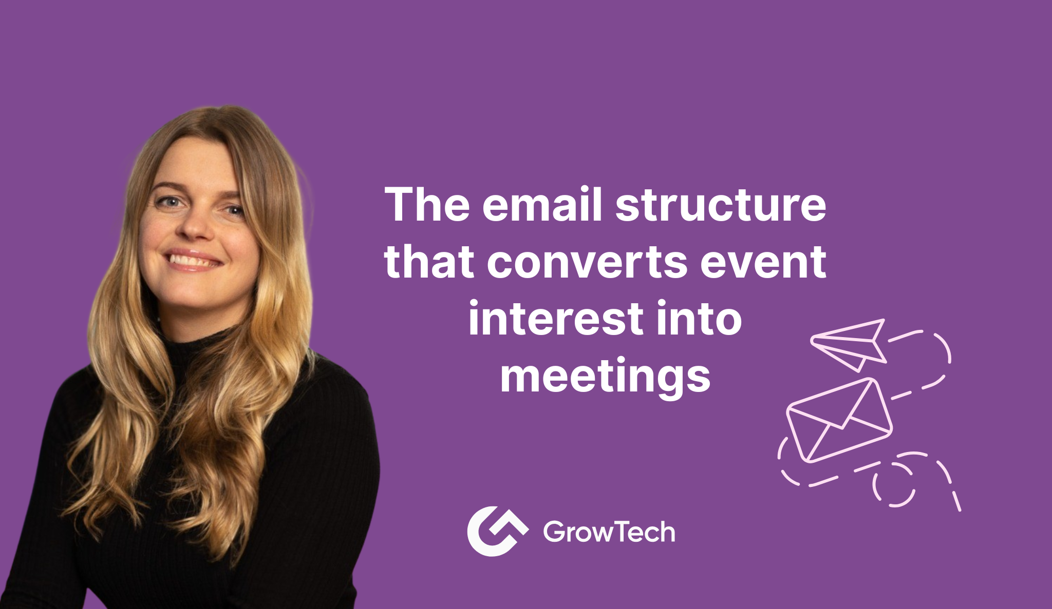The email structure that converts event interest into meetings
