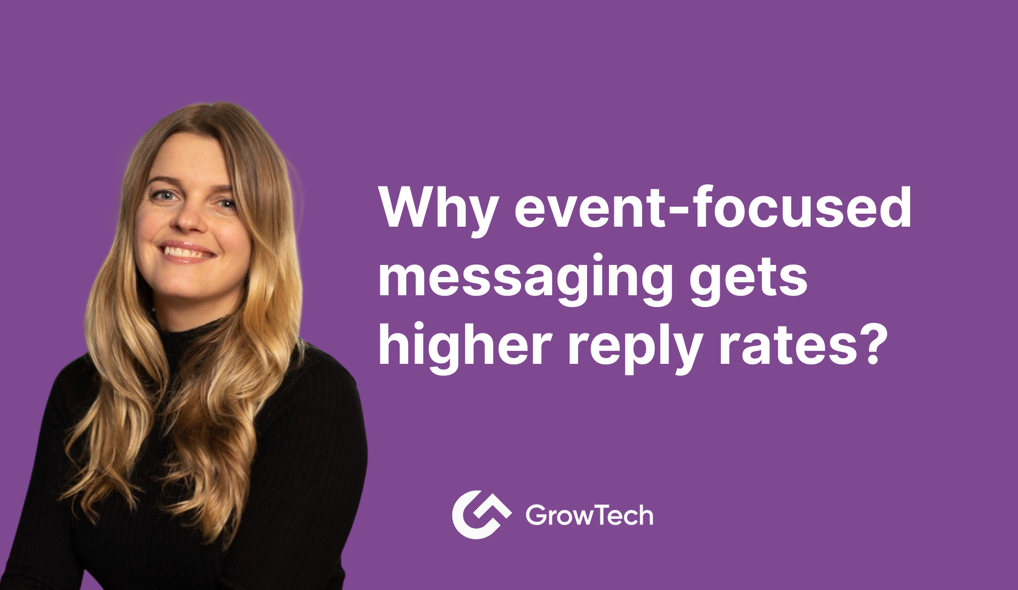 Why event-focused messaging gets higher reply rates