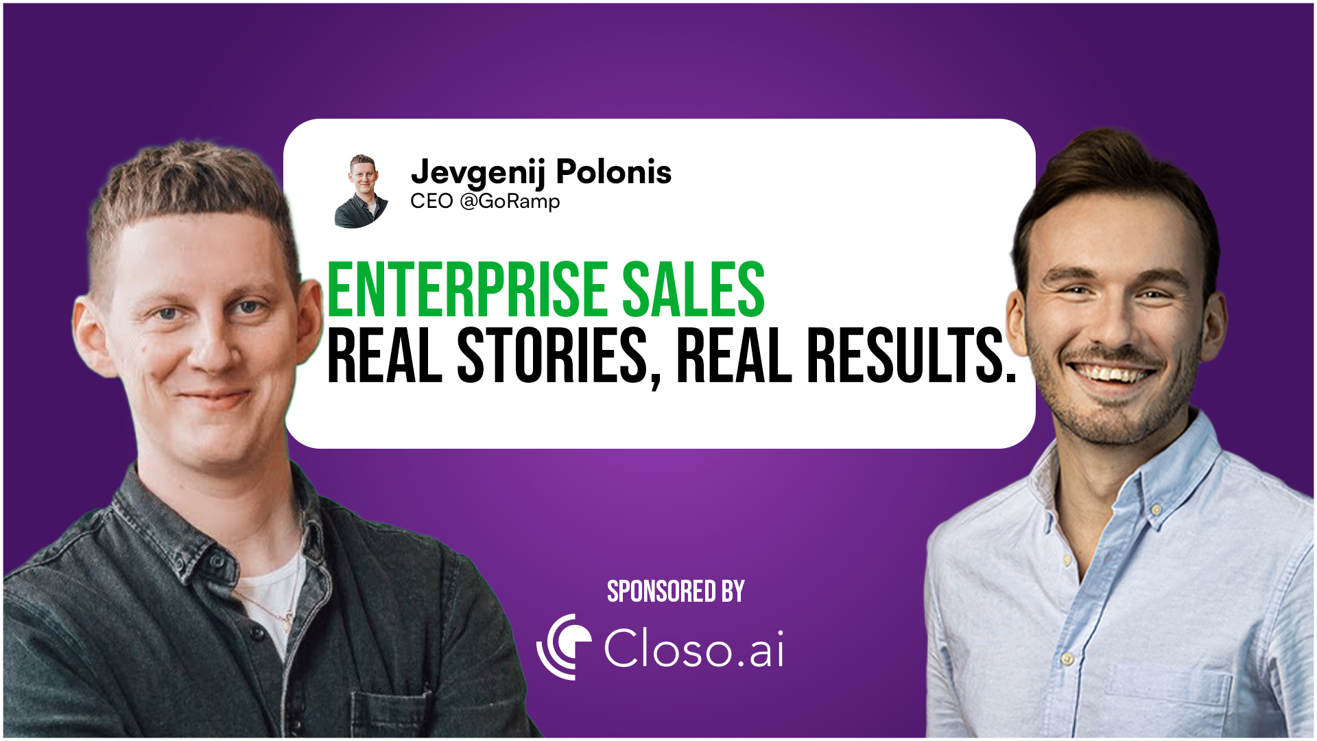 Jevgenij Polonis on winning niche enterprise markets and cracking the US as a baltic startup