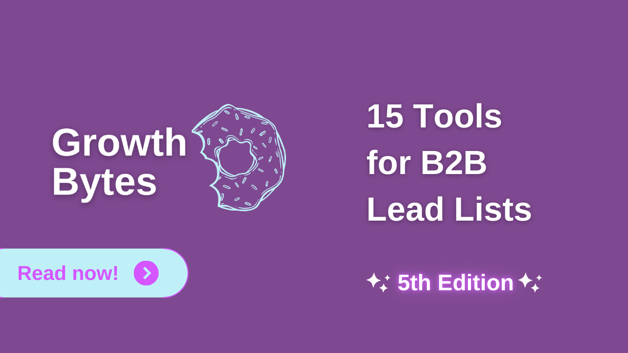 15 tools for B2B lead lists