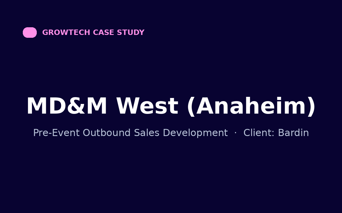 MD&M West (Anaheim) case study cover