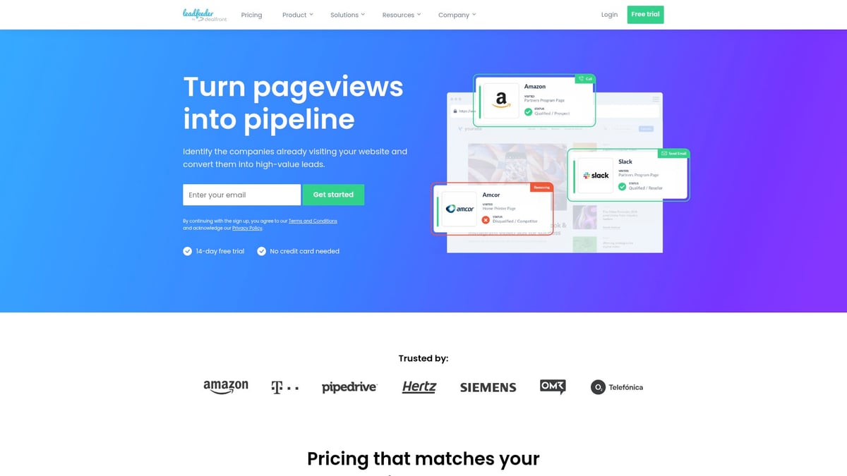 12 Best Lead Companies to Boost Your Sales in 2026 - Leadfeeder