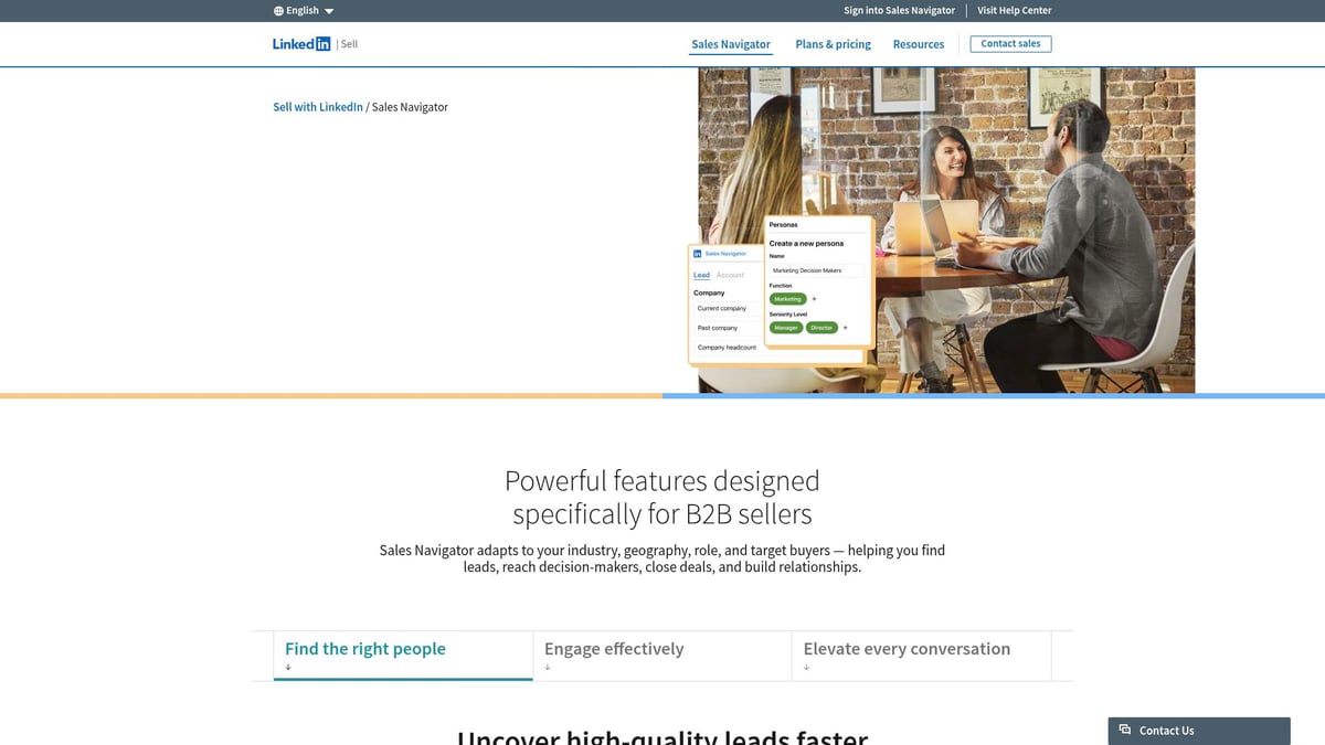 12 Best Lead Companies to Boost Your Sales in 2026 - LinkedIn Sales Navigator