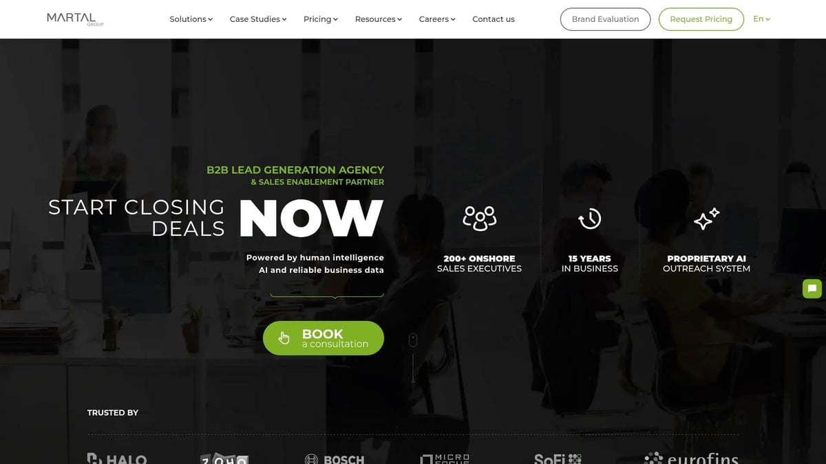 12 Leading Lead Gen Companies to Watch in 2026 - Martal Group