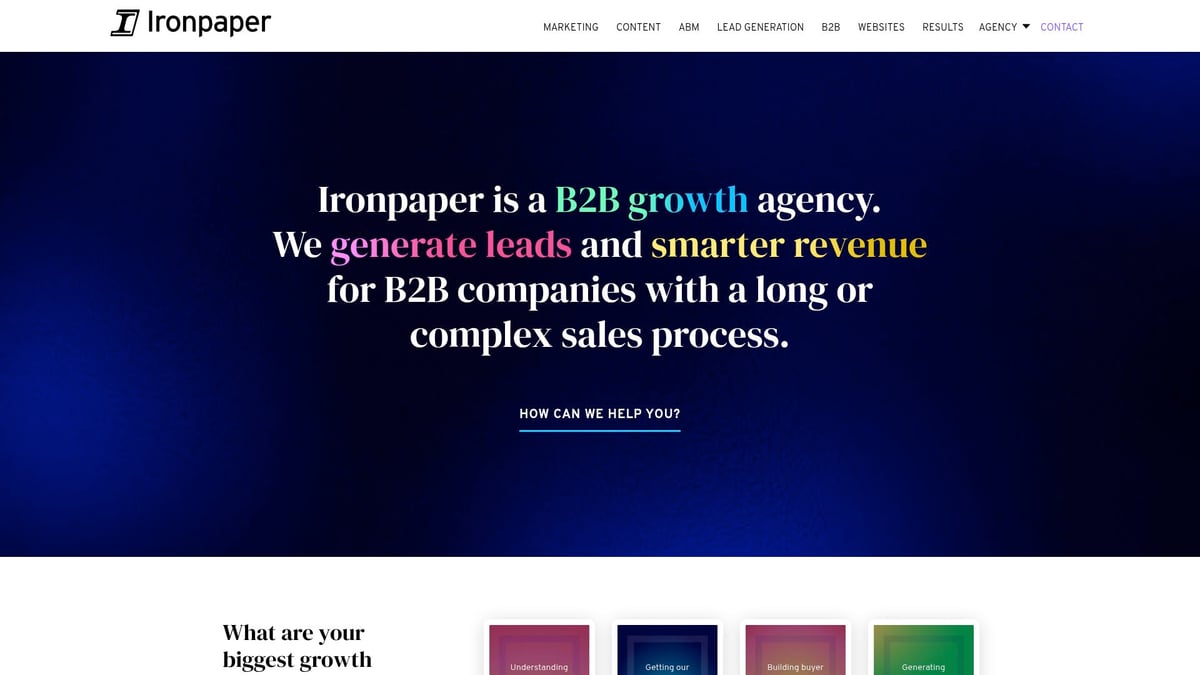 8 Leading Demand Generation Companies to Watch in 2026 - Ironpaper