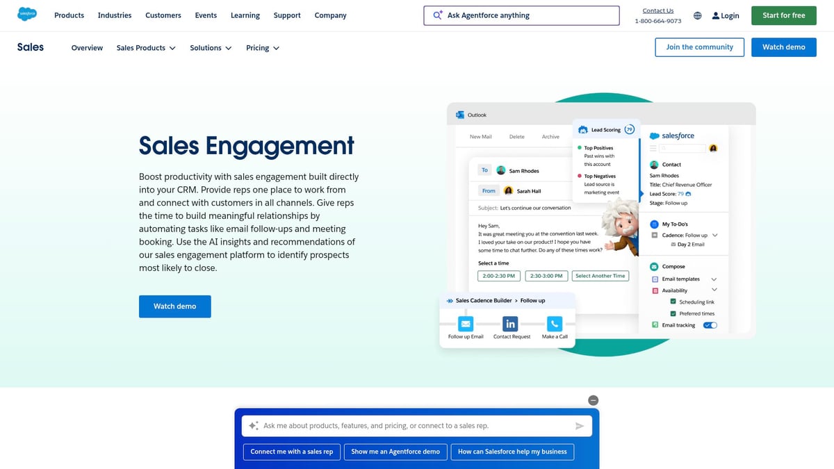 Top 7 Sales Engagement Platform Picks for 2026 - Salesforce Sales Engagement