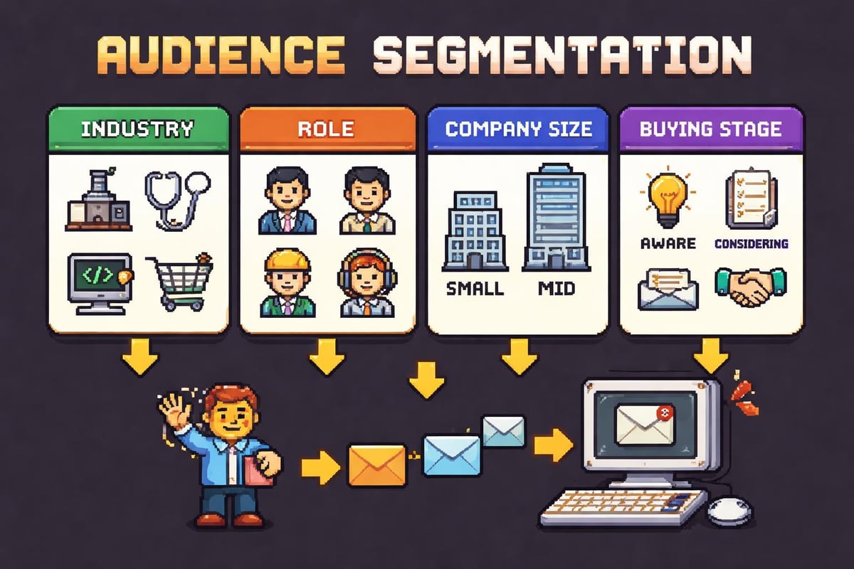 Audience segmentation for connection requests