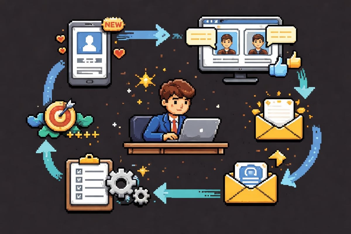 Multi-channel outreach workflow