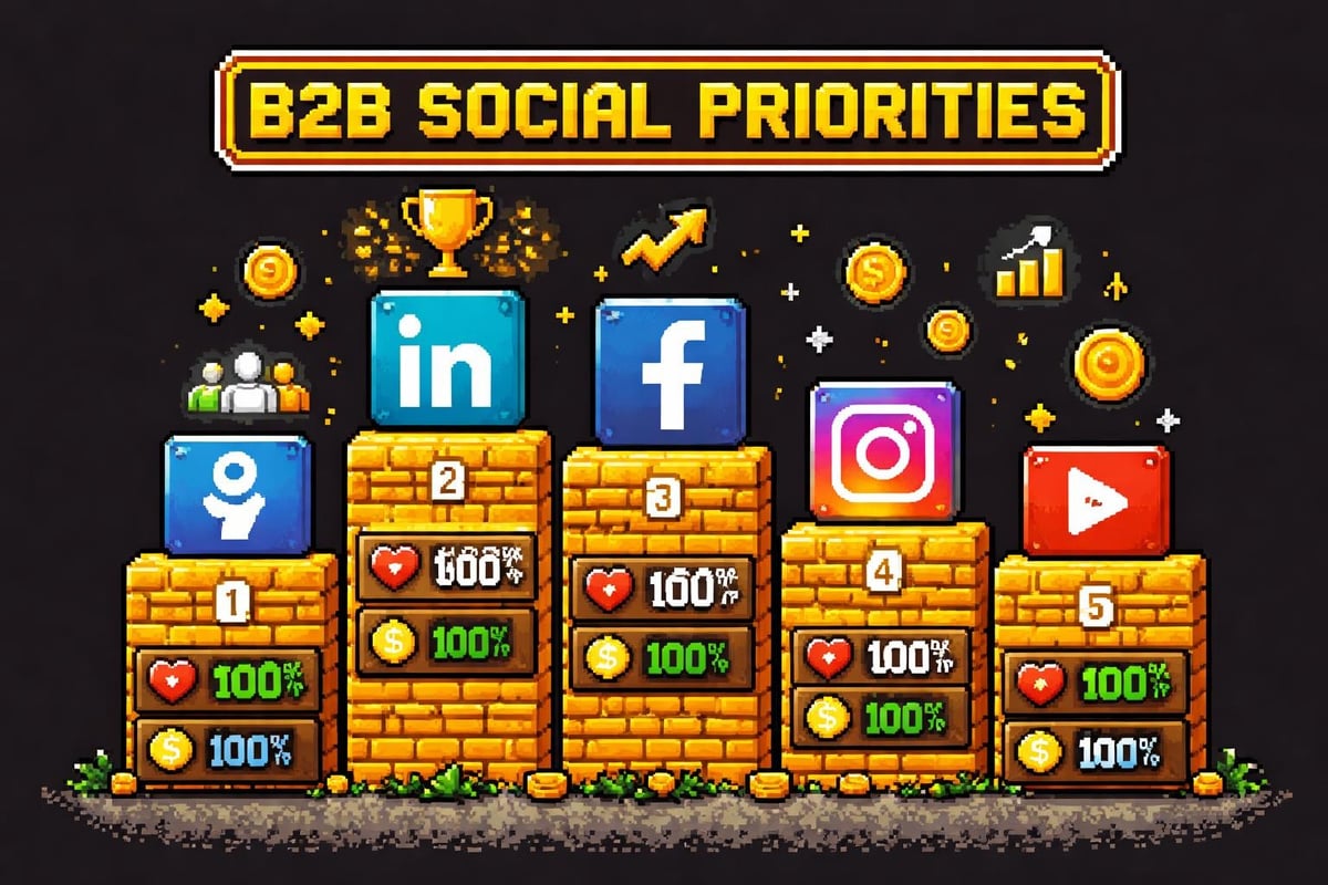 Social media platform prioritization matrix