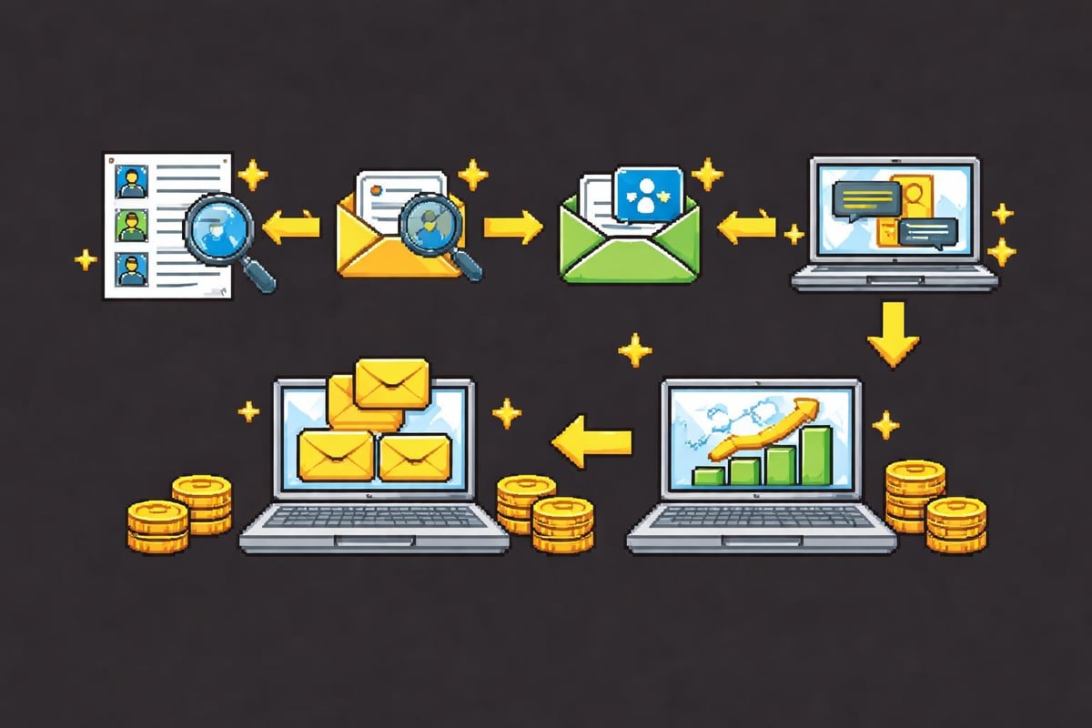 Multi-channel lead generation workflow