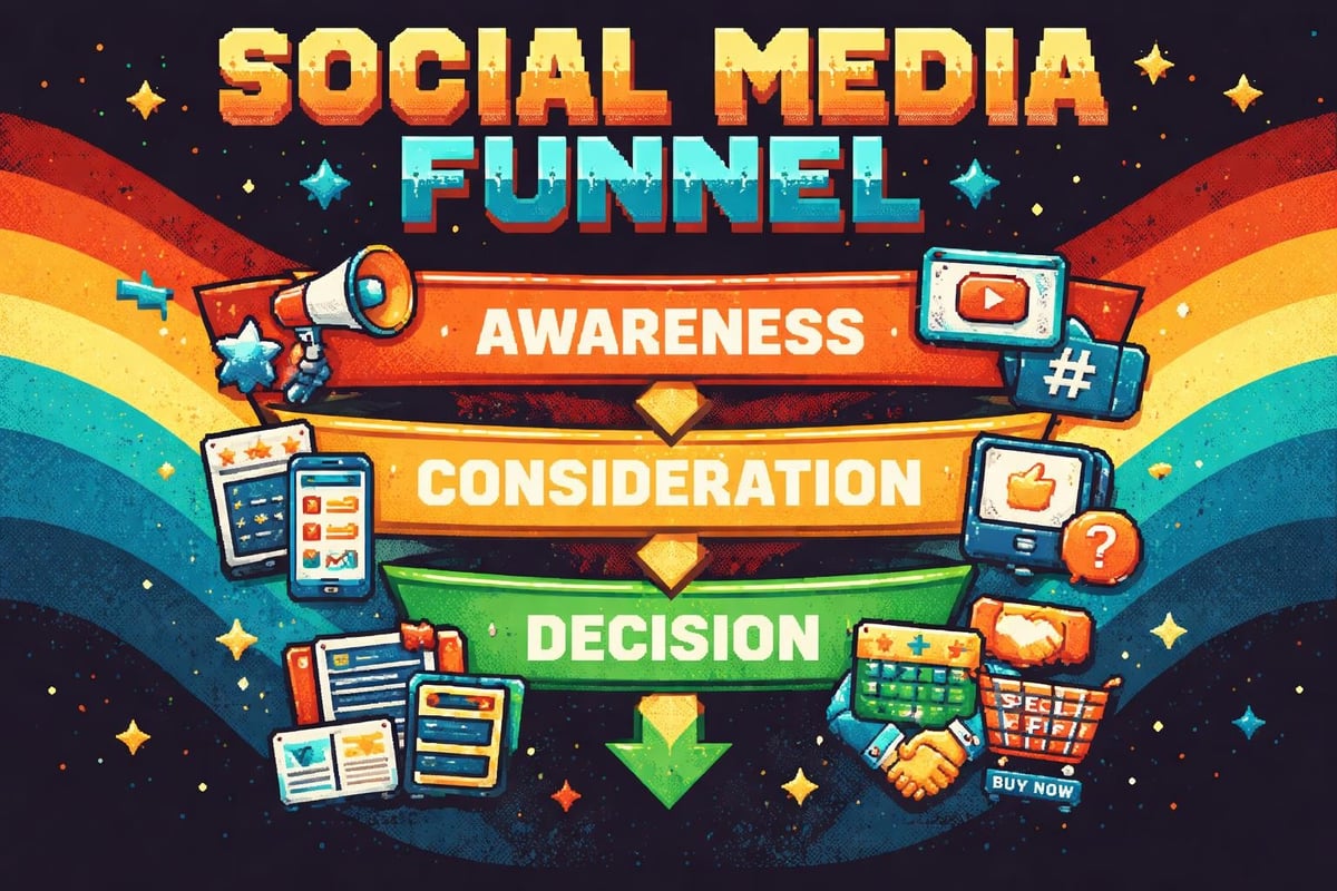 Lead nurturing funnel stages