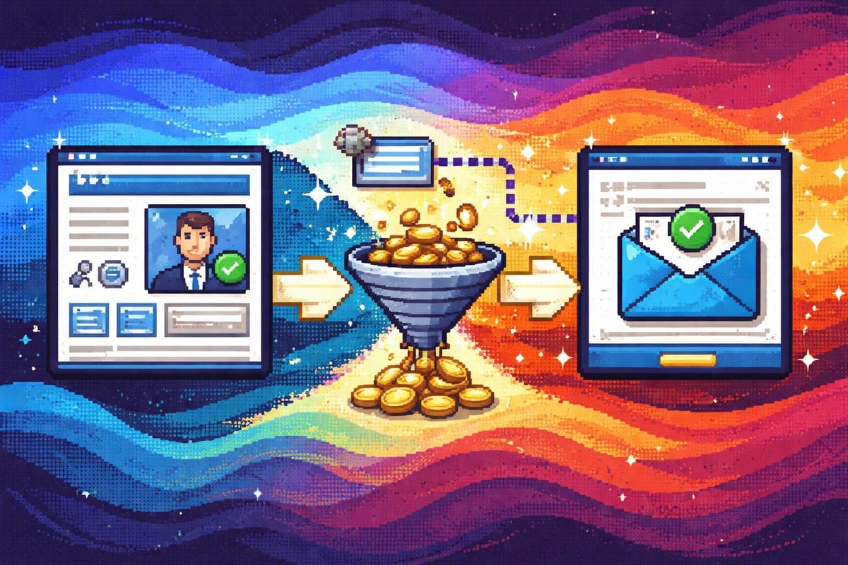 Multi-channel outreach combining LinkedIn and email