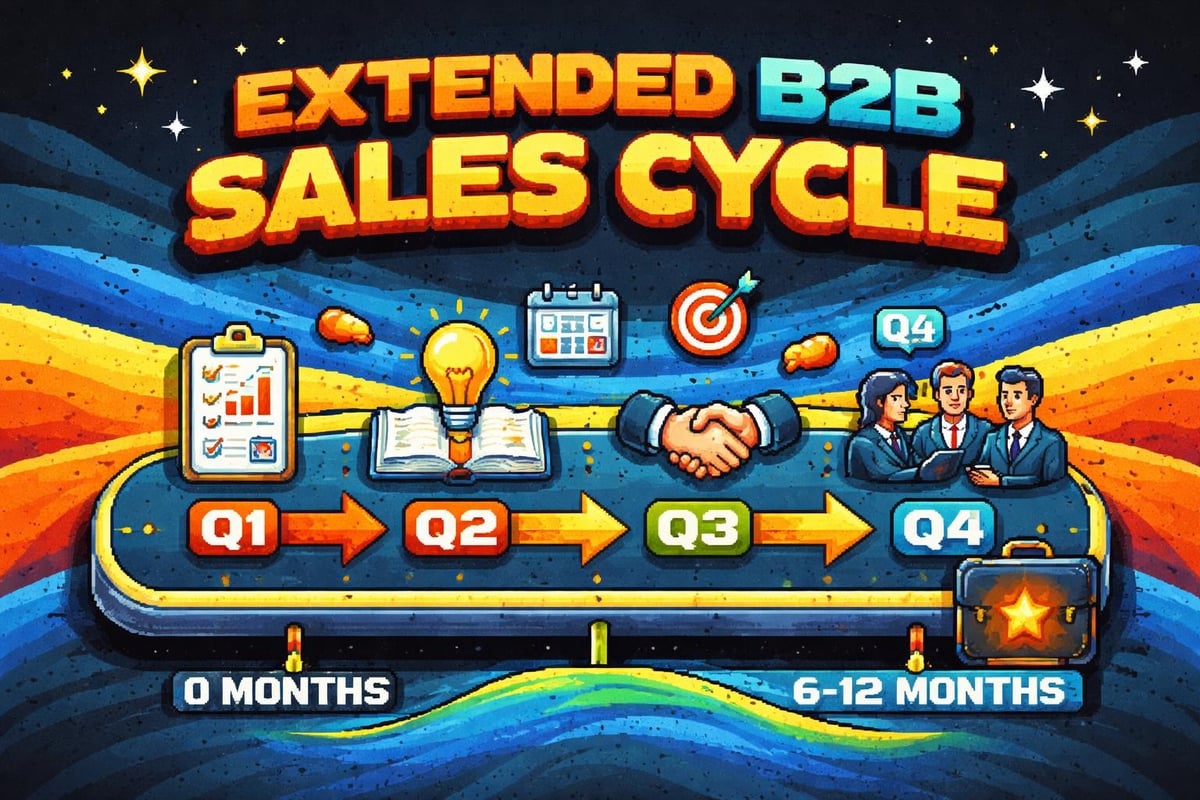 Long-term lead nurturing timeline