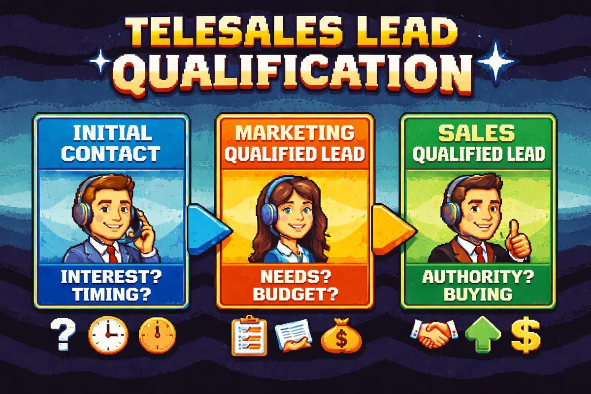 Telesales qualification process