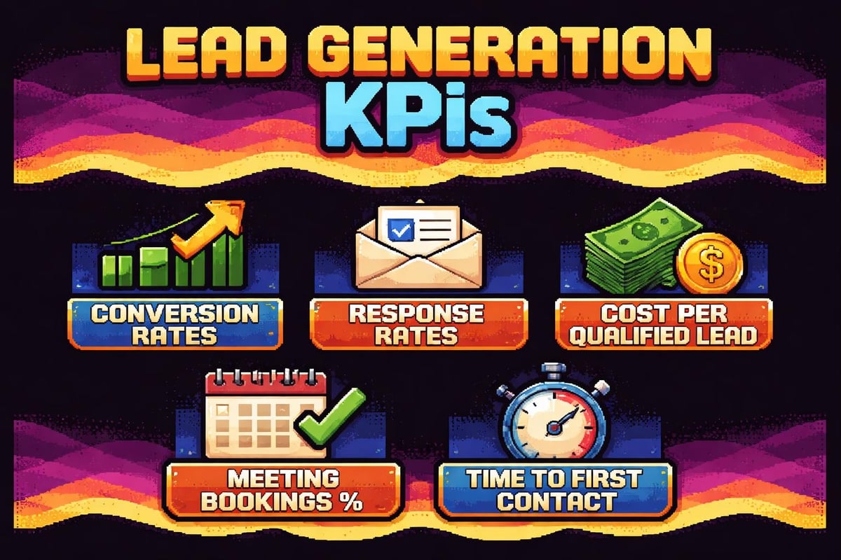 Lead generation performance metrics dashboard