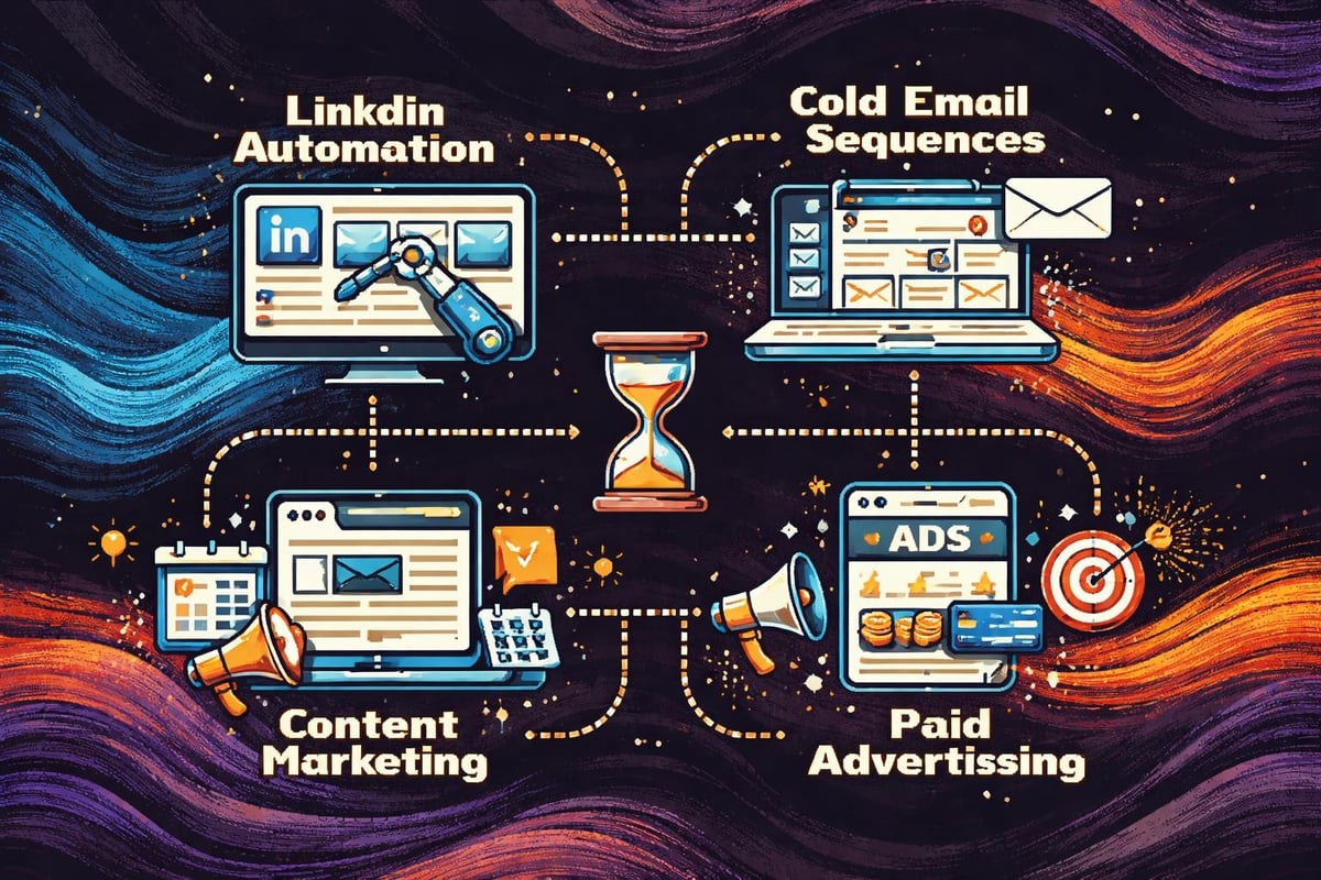 Multi-channel B2B SaaS outreach strategy