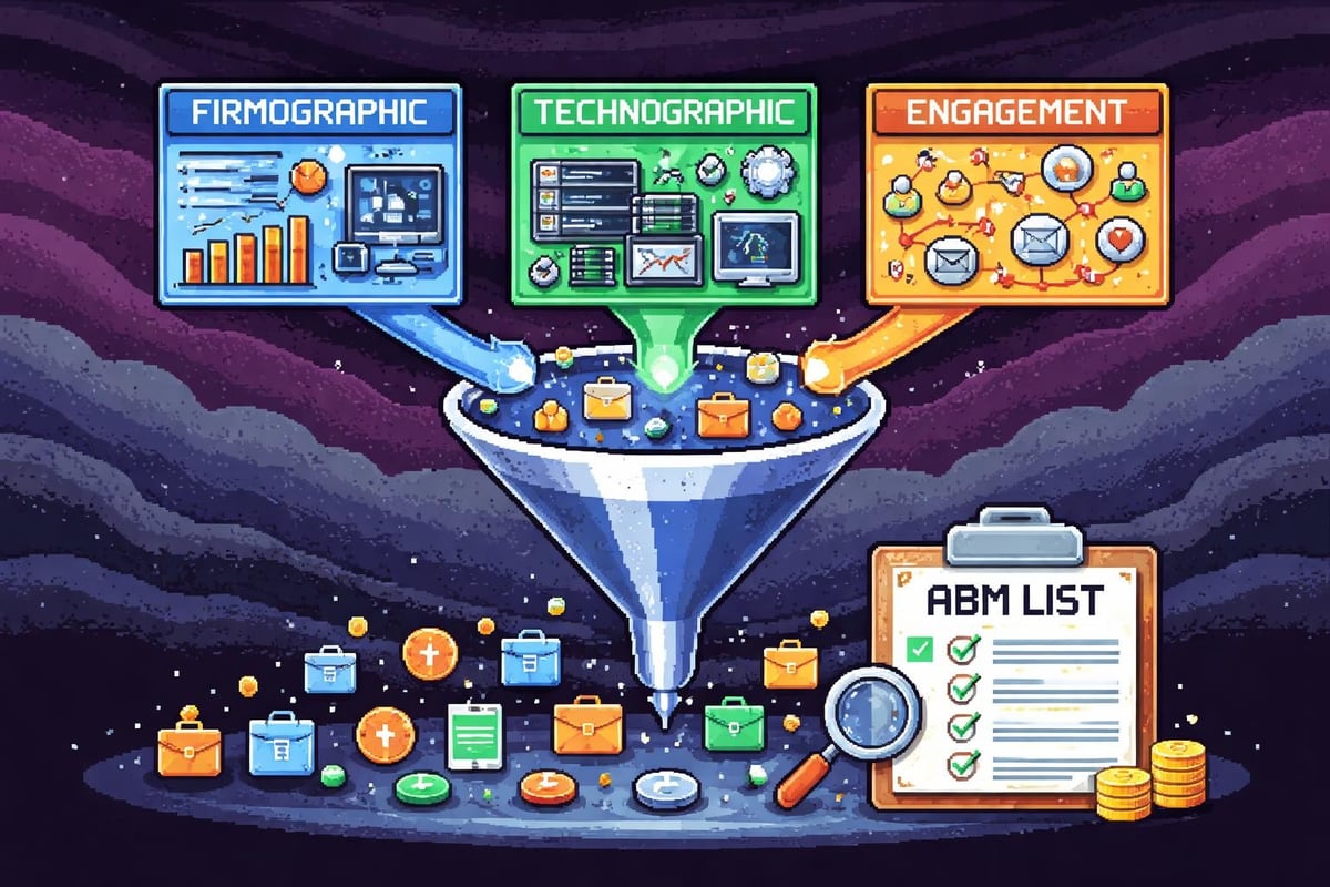 Account selection criteria