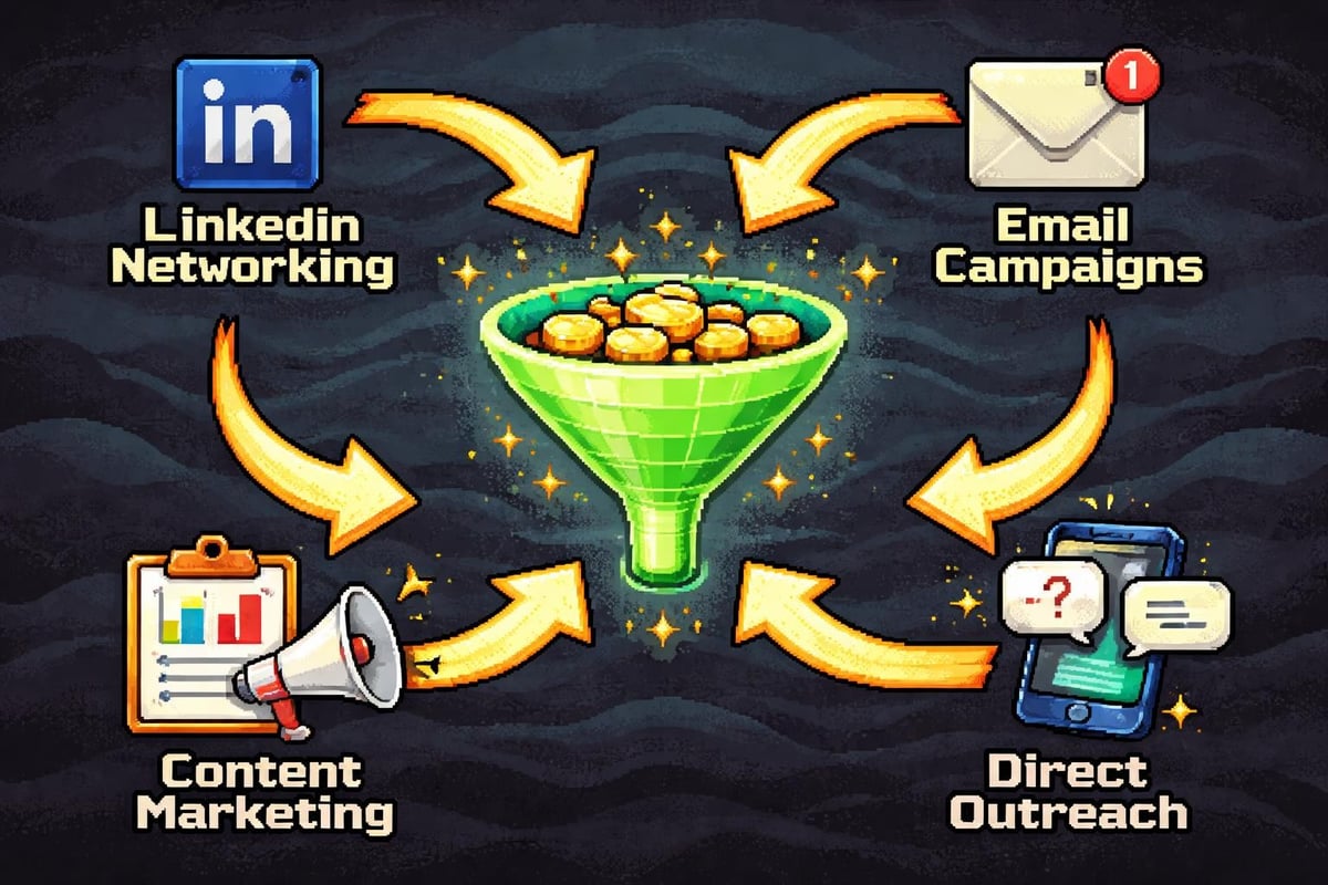 Multi-channel consulting outreach strategy