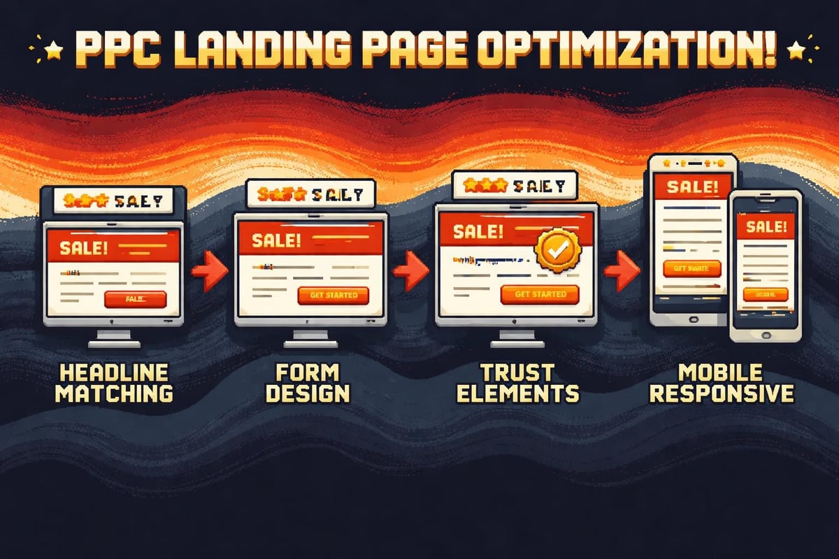 Landing page conversion optimization
