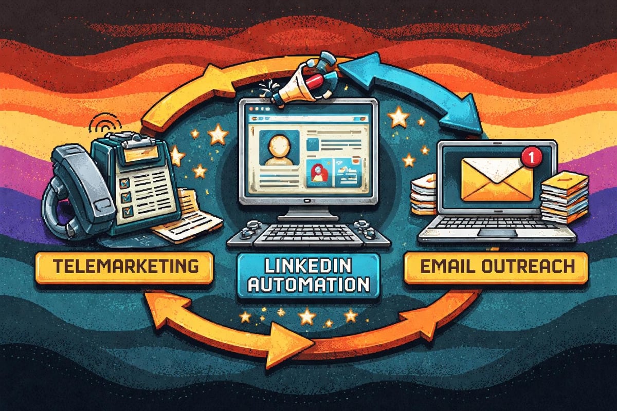 Multi-channel lead generation workflow