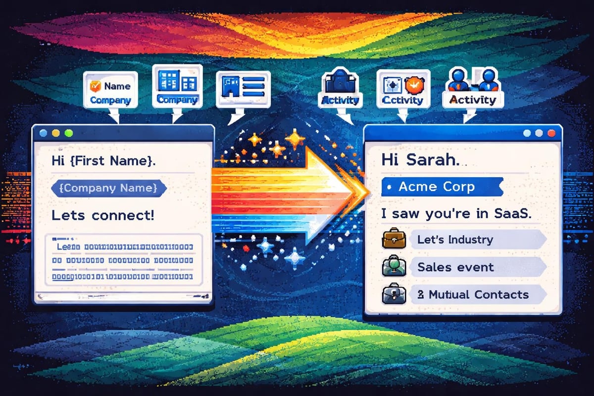 Personalization in automated outreach