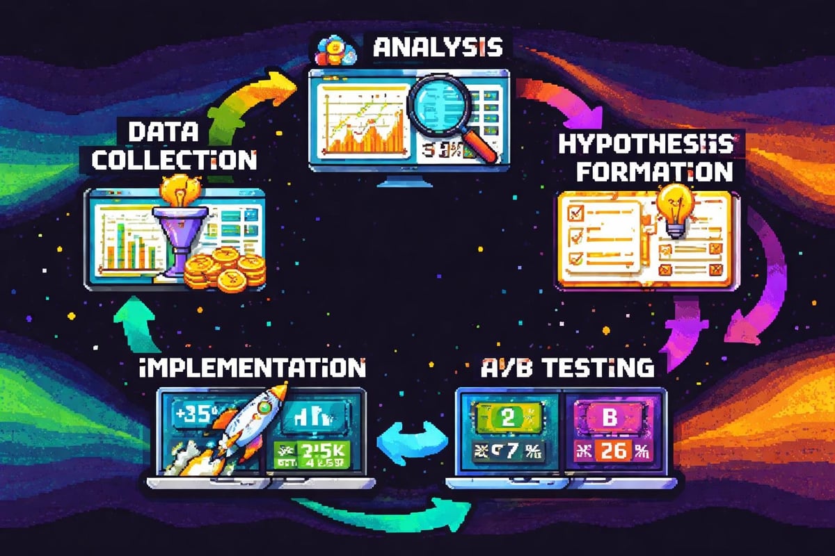 Sales funnel optimization process