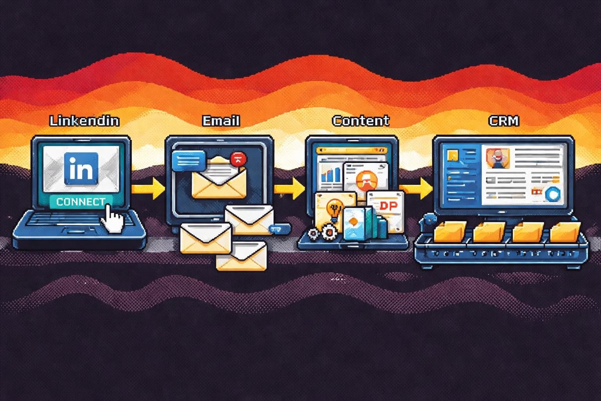 Multi-channel outreach workflow