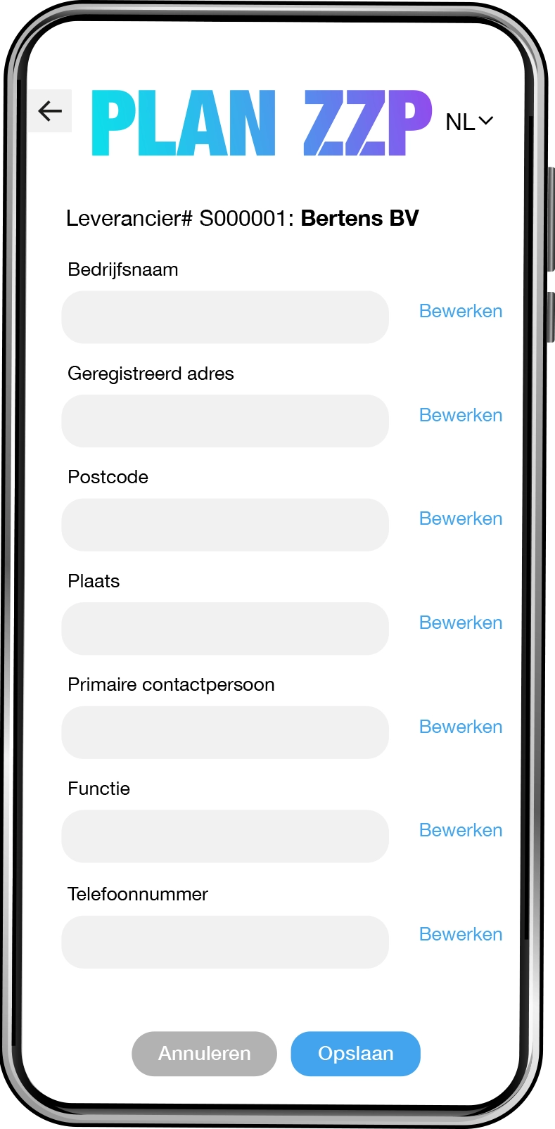 Linken met ZZP'ers - PLAN ZZP app