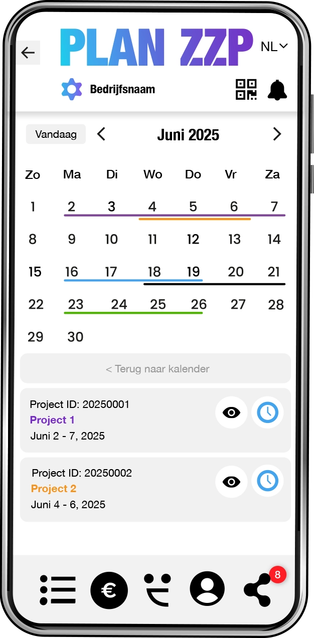 Projectplanning met Plan ZZP eenvoudig en snel