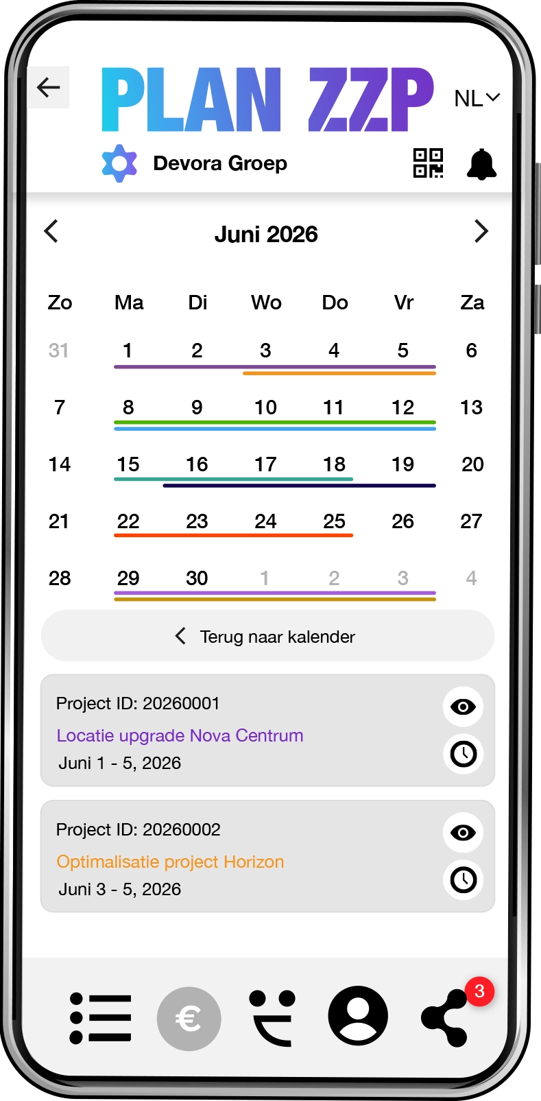 7. Profiel opgeslagen - PLAN ZZP app