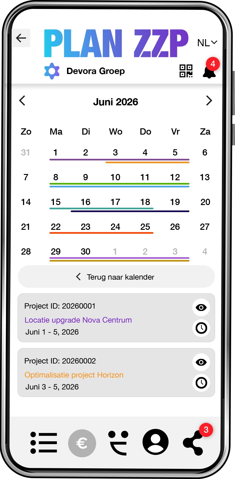 Project details aanvullen - PLAN ZZP app