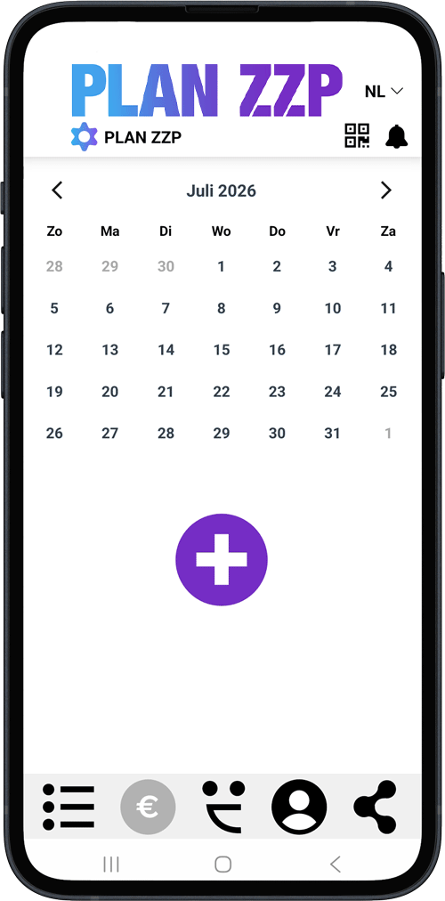 Bedrijfsprofiel aanmaken - PLAN ZZP app