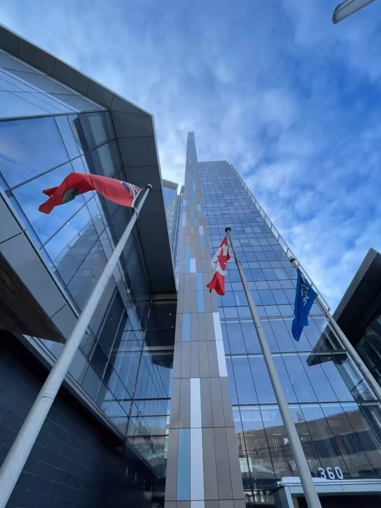 photo of the Manitoba hydro building