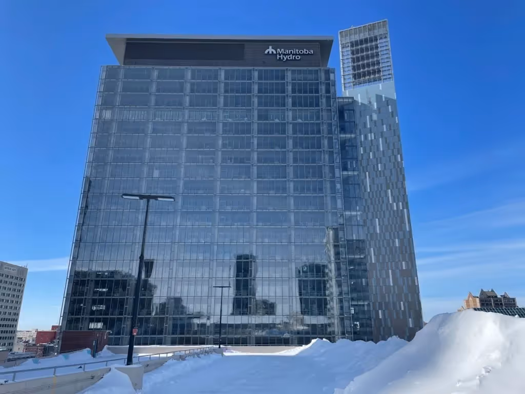 The Manitoba hydro building