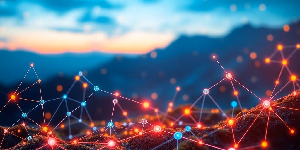 AI networks and digital marketing elements for ROI forecasting.