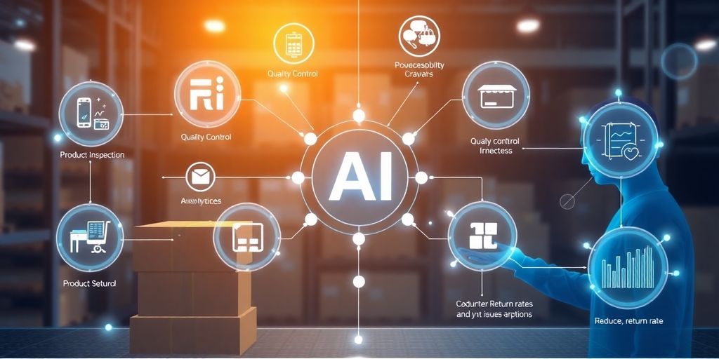 AI technology enhancing supply chain management and product quality.