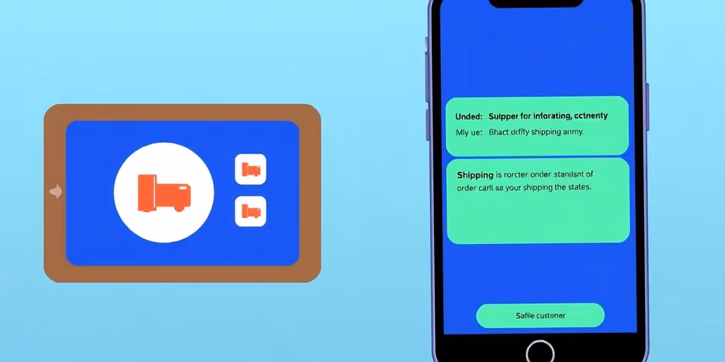 Customer receiving real-time order tracking updates on smartphone.
