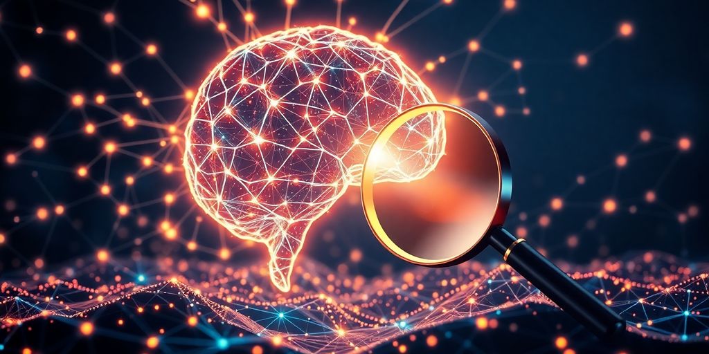 AI assisting search, future concept.