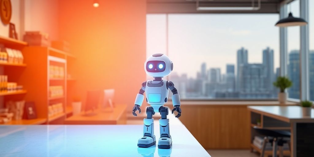 AI agent helping small business grow.