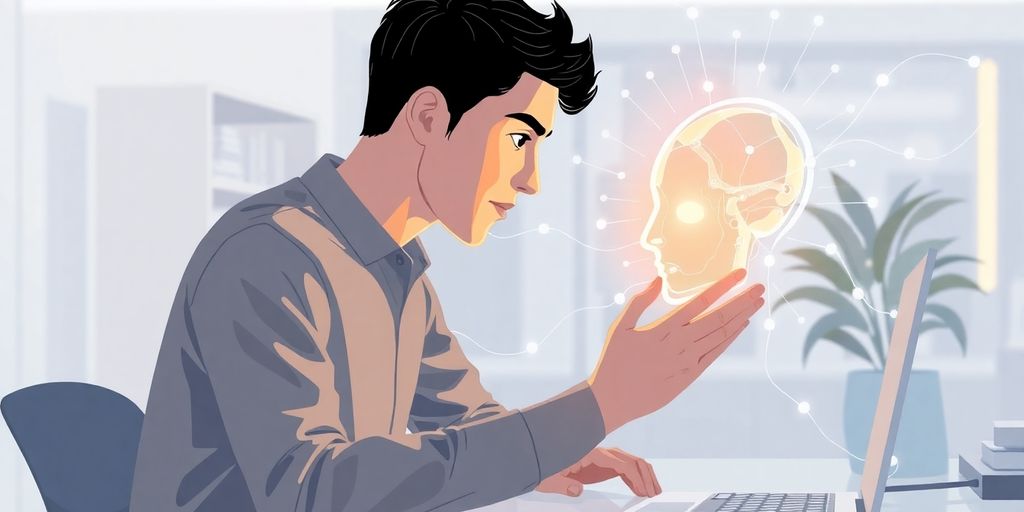 Human working with AI agent seamlessly