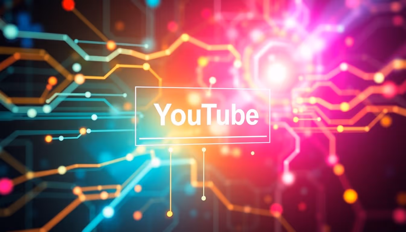AI generating a YouTube thumbnail and title.