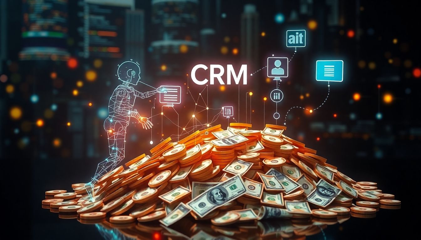 AI agents interacting with CRM data, generating revenue.