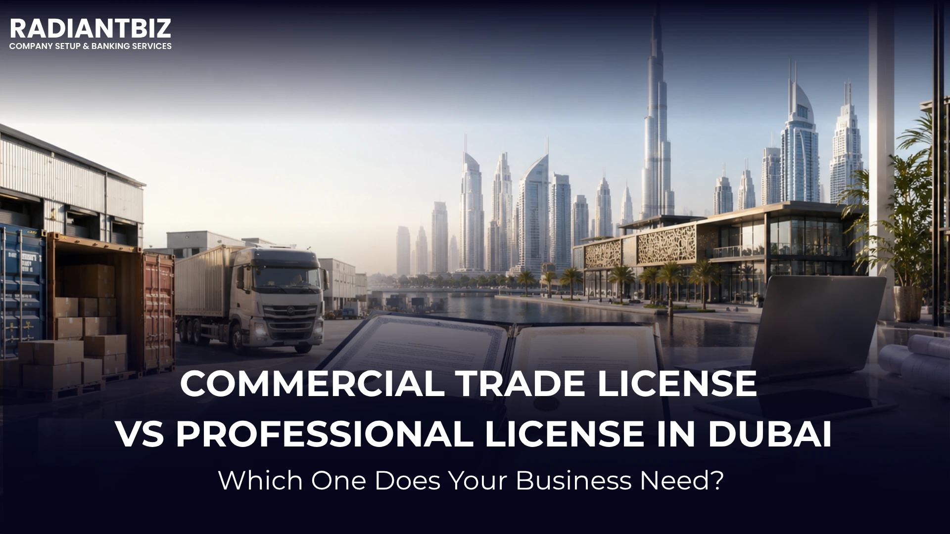 Commercial Trade License vs Professional License in Dubai