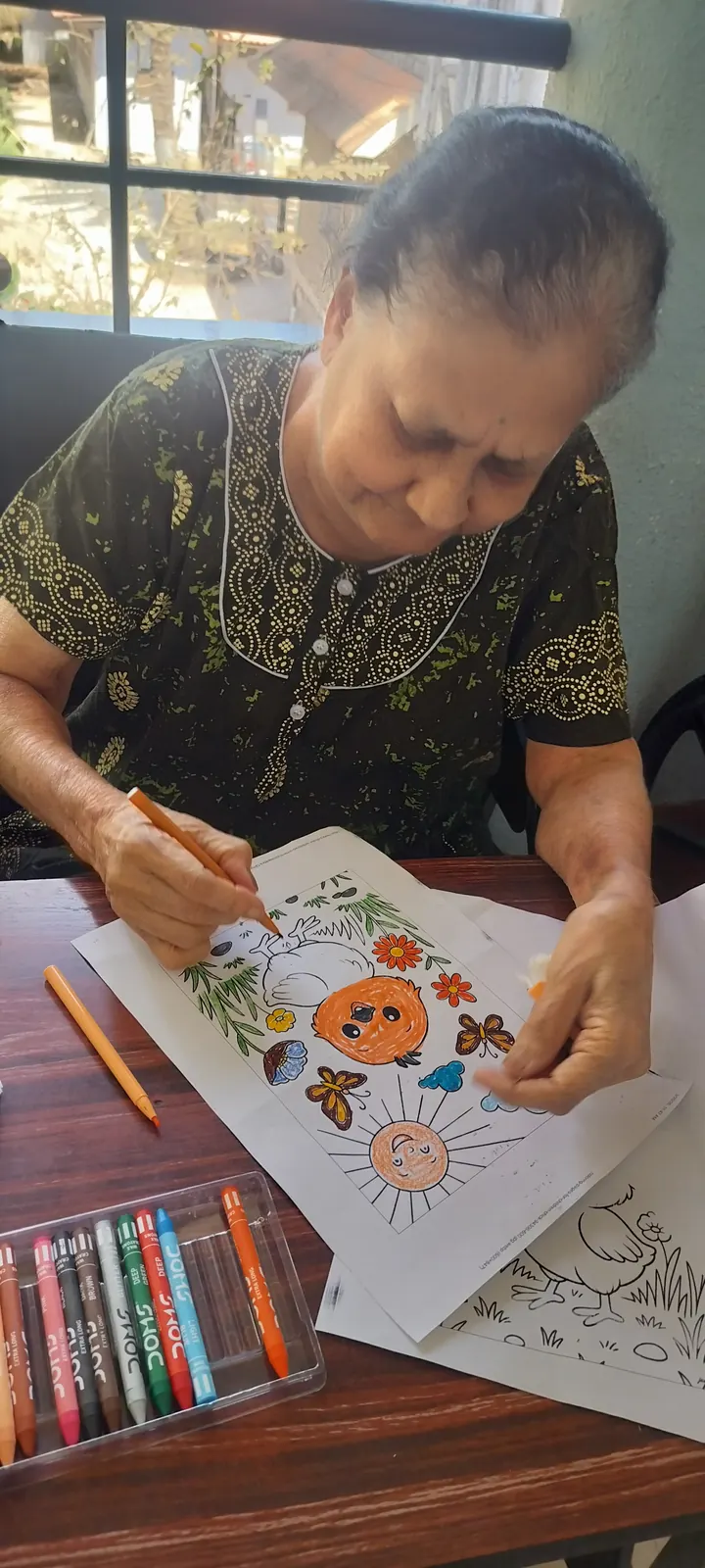 Colouring hour