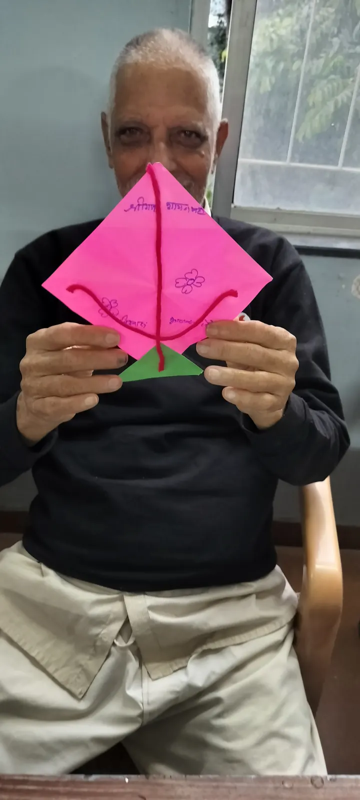 Kite making for Sankranti