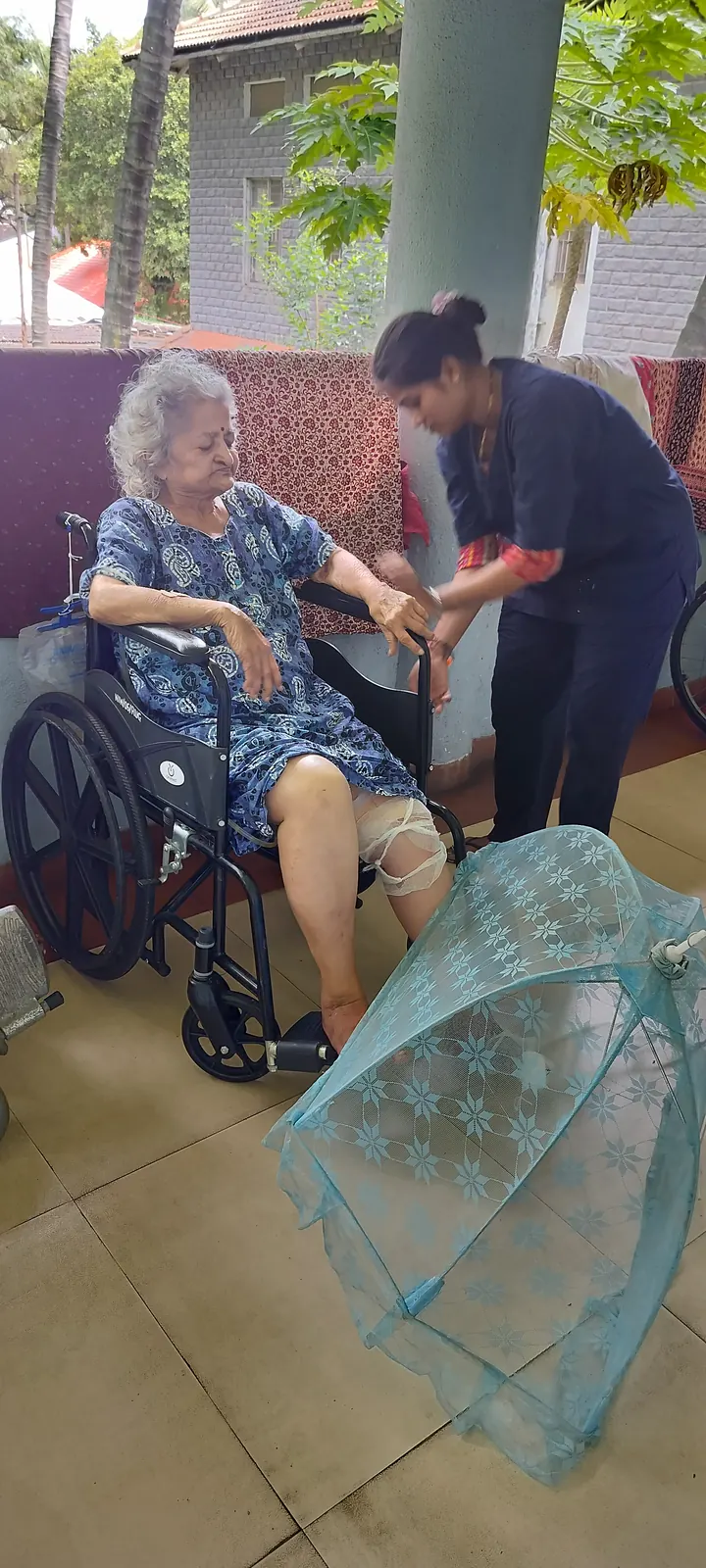 Assisted daily living — bathing/dressing help, gentle and dignified