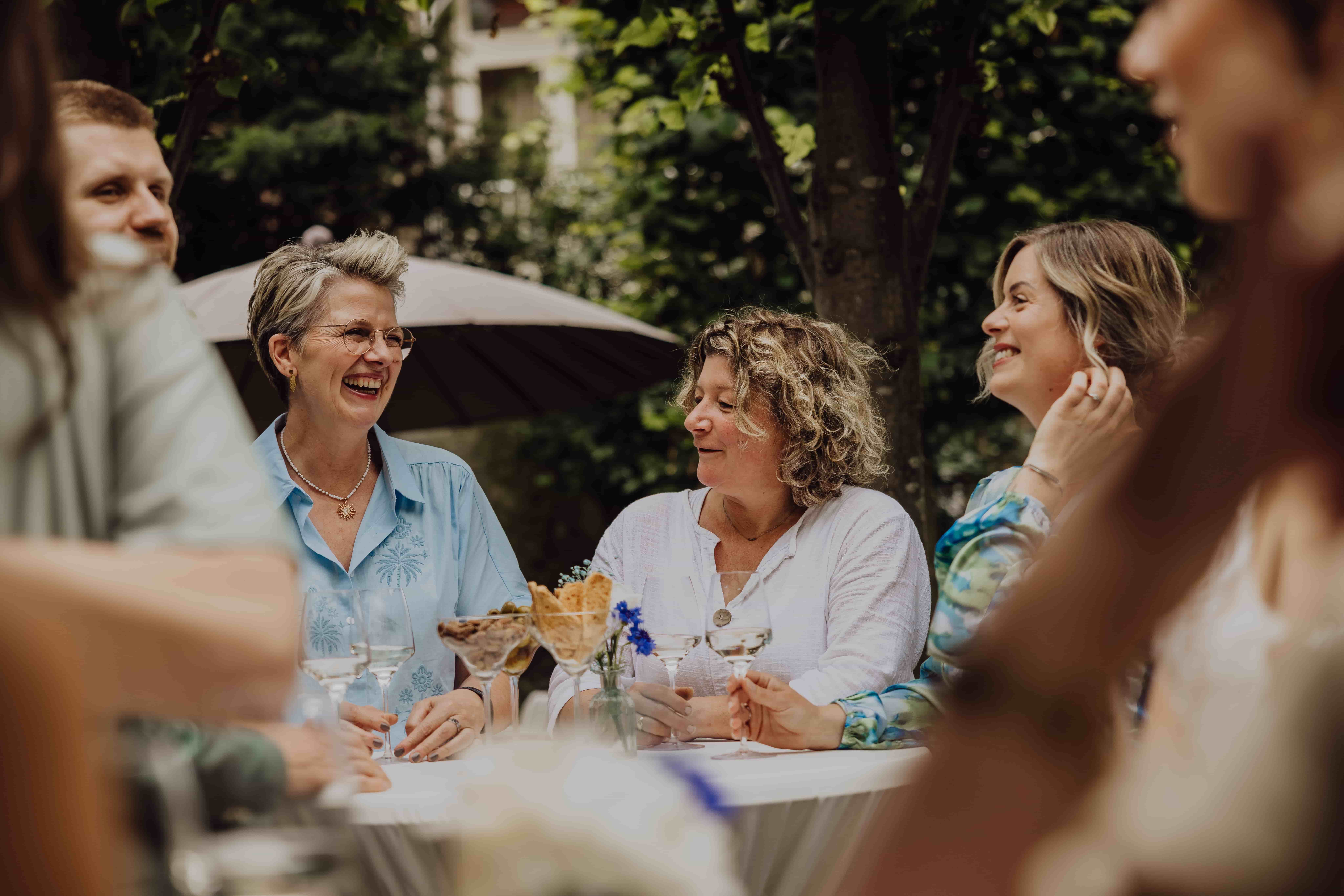 Ontvangst met welkomstdrankje