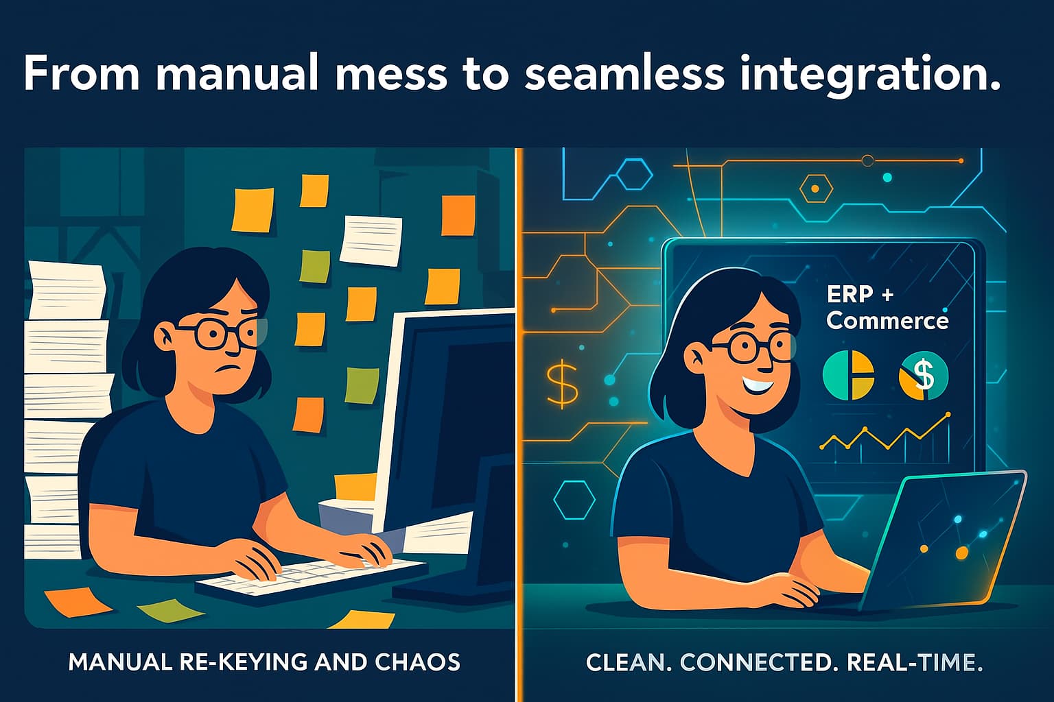 Seamless Workspace Transformation – Integrating ERP and Ecommerce for Efficiency